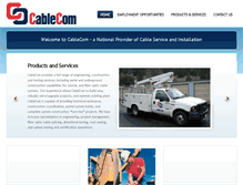 Tablet Screenshot of cablecomllc.us